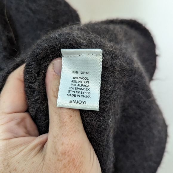 Michael Stars Brown Wool / Alpaca Blend Sweater • Size M - Picture 4 of 5